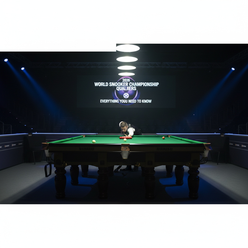 2026 World Snooker Championship Qualifiers: Everything You Need to Know