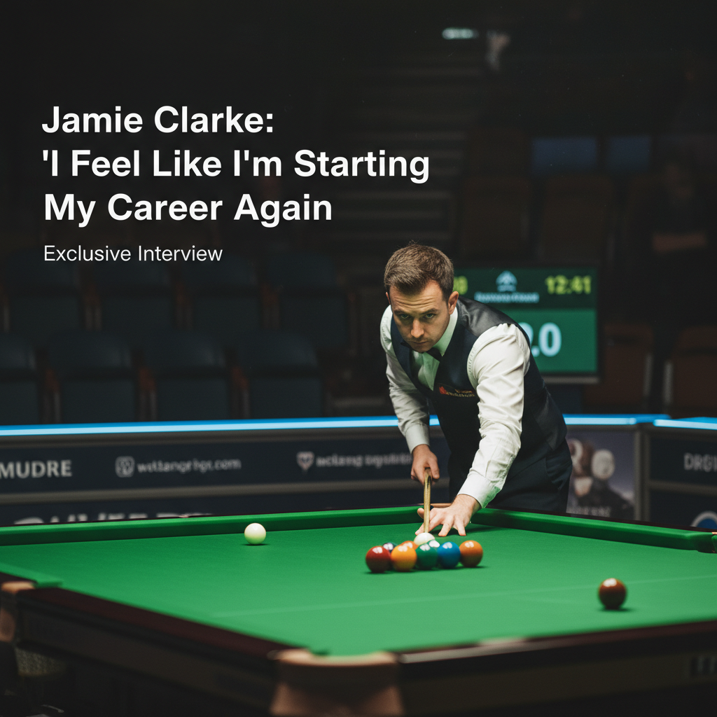Jamie Clarke: 'I Feel Like I'm Starting My Career Again'