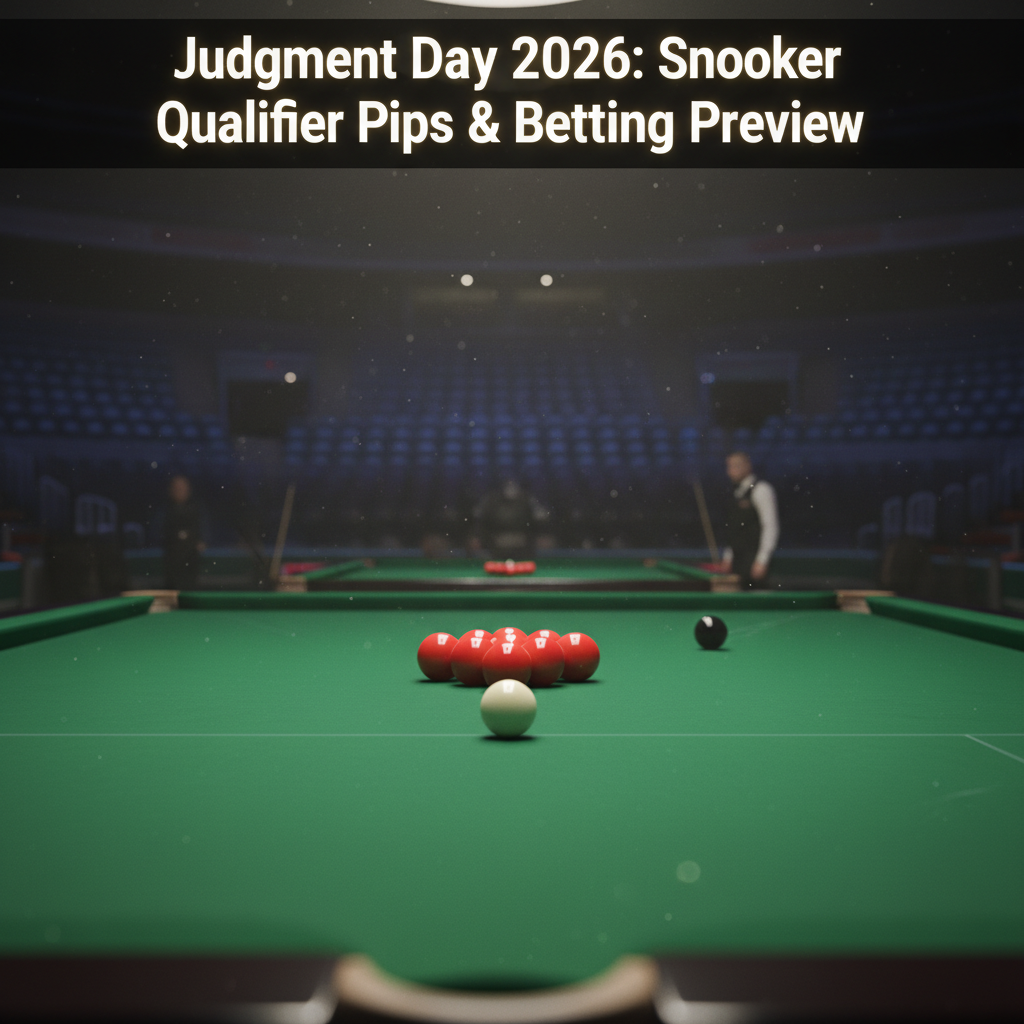 Judgement Day 2026: Snooker Qualifier Picks, Tips & Betting Preview