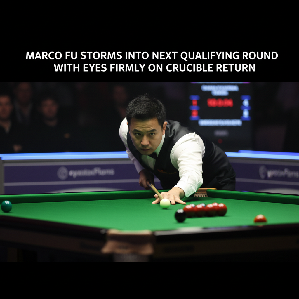 Marco Fu Storms Into Next Qualifying Round With Eyes Firmly on Crucible Return