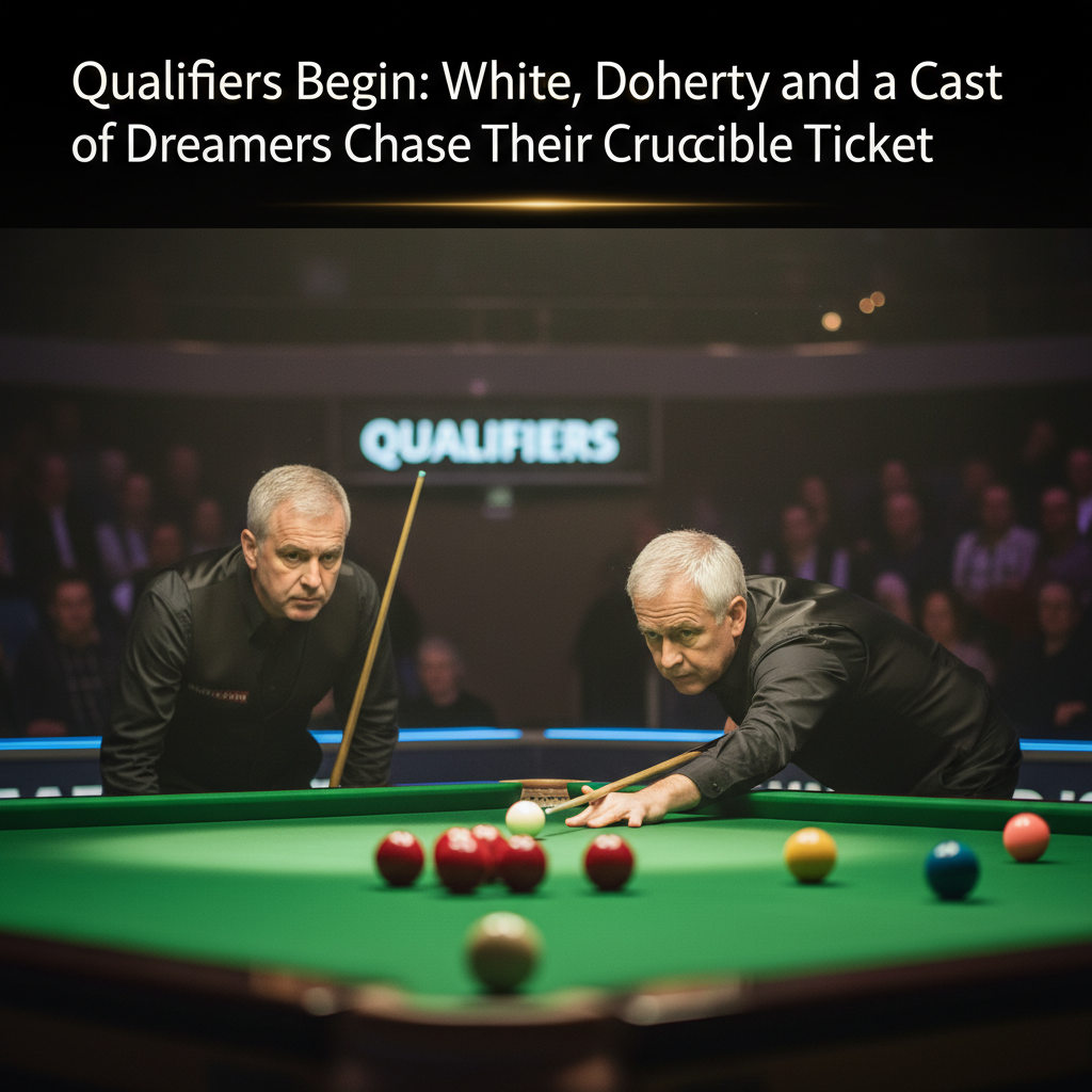 Qualifiers Begin: White, Doherty and a Cast of Dreamers Chase Their Crucible Ticket