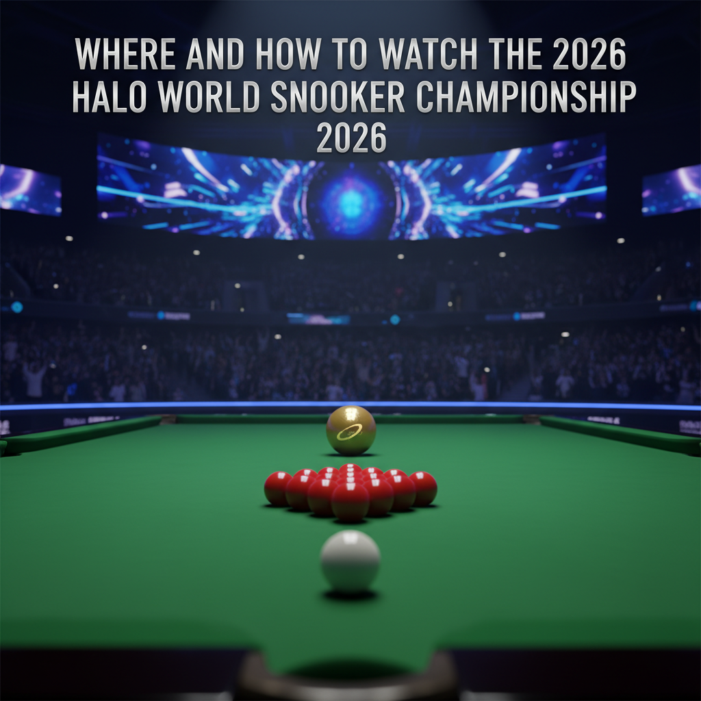 Where and How to Watch the 2026 Halo World Snooker Championship
