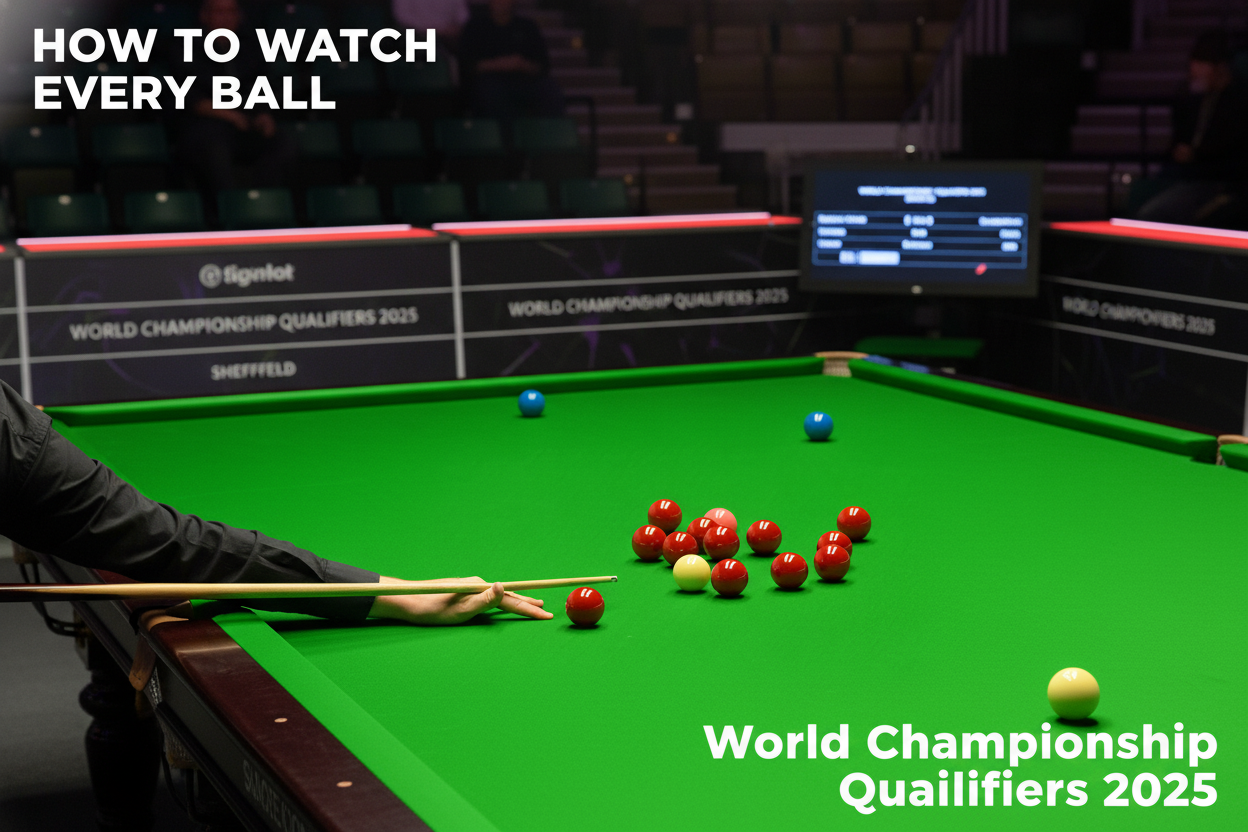 World Championship Qualifiers 2025: How to Watch Every Ball From Sheffield